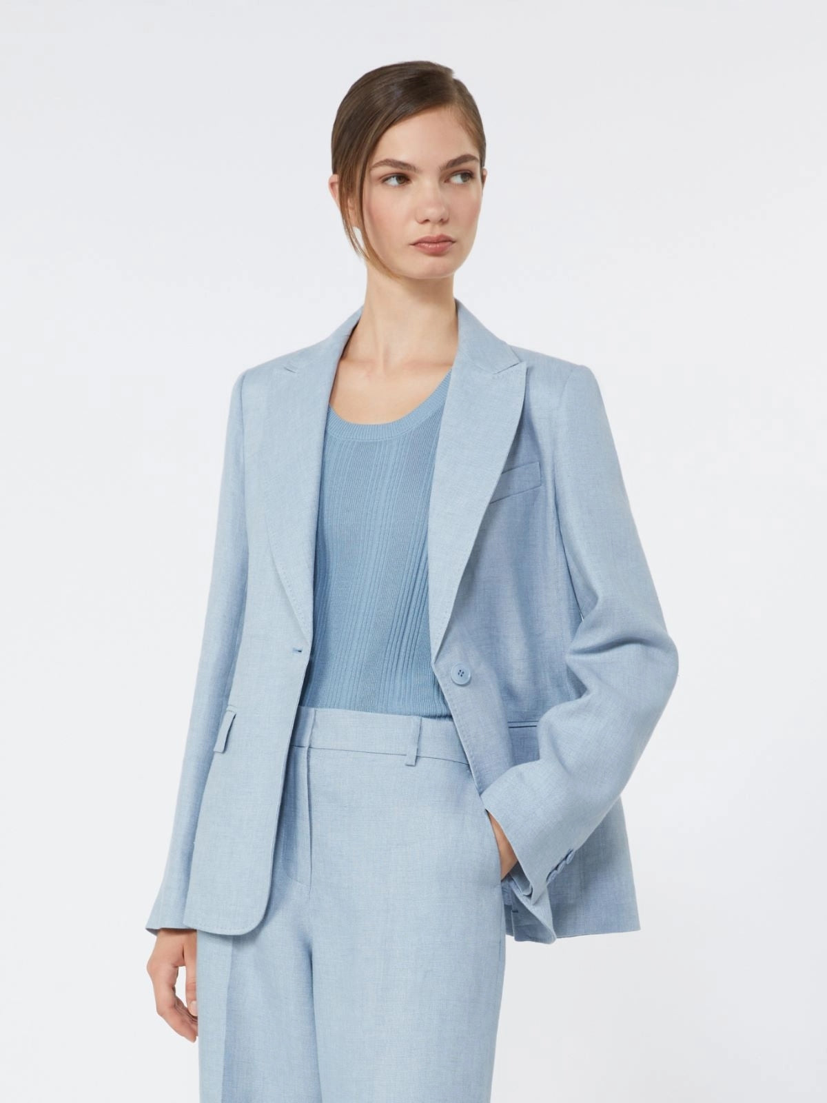 WKDNALUT<BR/>Blazer in canvas di lino WKDNALUT 025 WEEKEND