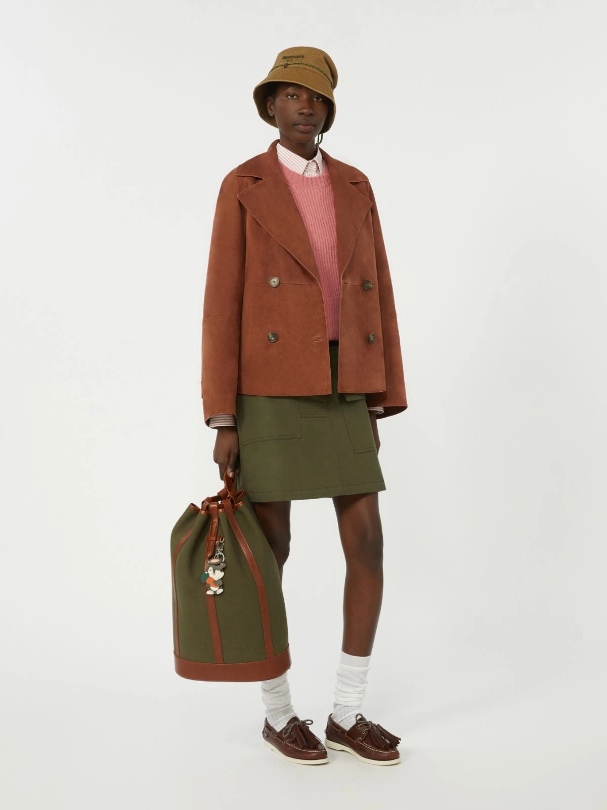 WKDSOSPIRO<BR/>Giacca doppiopetto in suede WKDSOSPIRO 003 WEEKEND