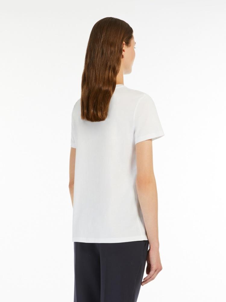 T-shirt in jersey di cotone PAPAIA 001 MAX MARA