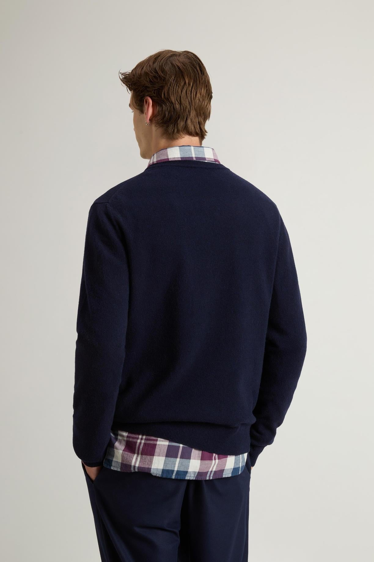 Maglione girocollo in pura lana d'agnello<BR/> CFWOKN0278MRUF0469 3989 WOOLRICH