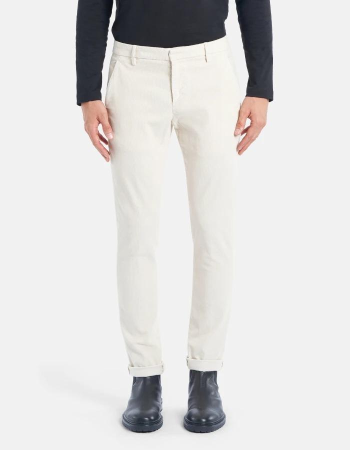 Pantaloni Gaubert slim in velluto a coste<BR/> UP235VS0028PT0 005 DONDUP