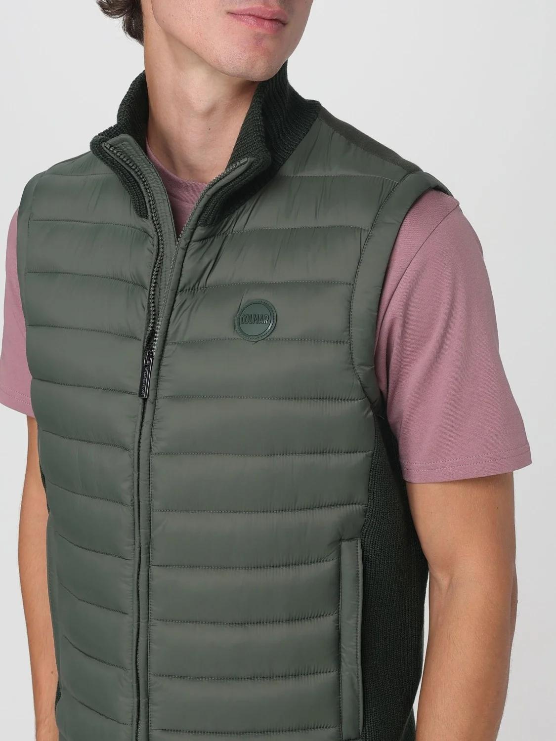 Gilet con inserti in maglia a costina 1113 498 COLMAR