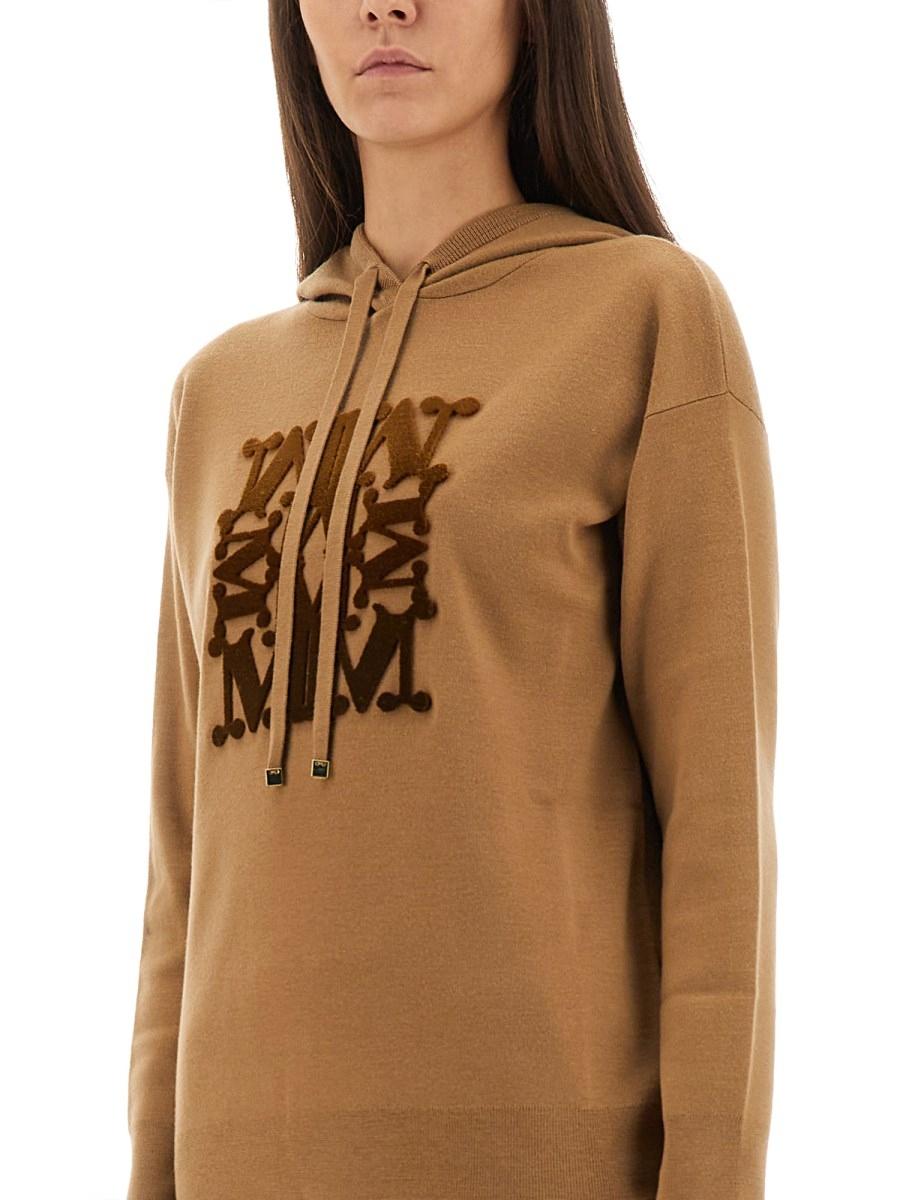 Felpa over in lana con ricamo TADDEO 013 MAX MARA