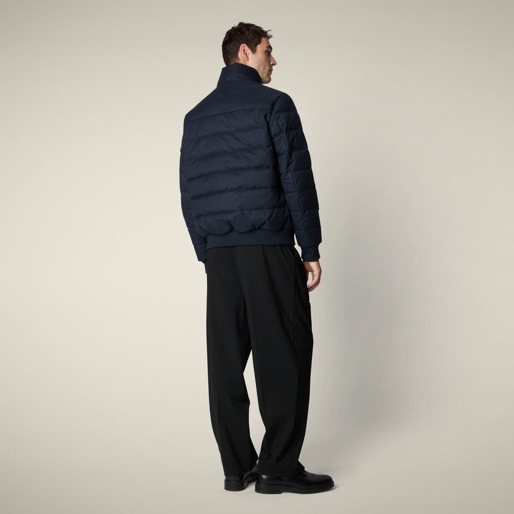 Piumino uomo animal free mod. Herbie blu navy mélange<BR/> D32420M 90033 SAVE THE DUCK