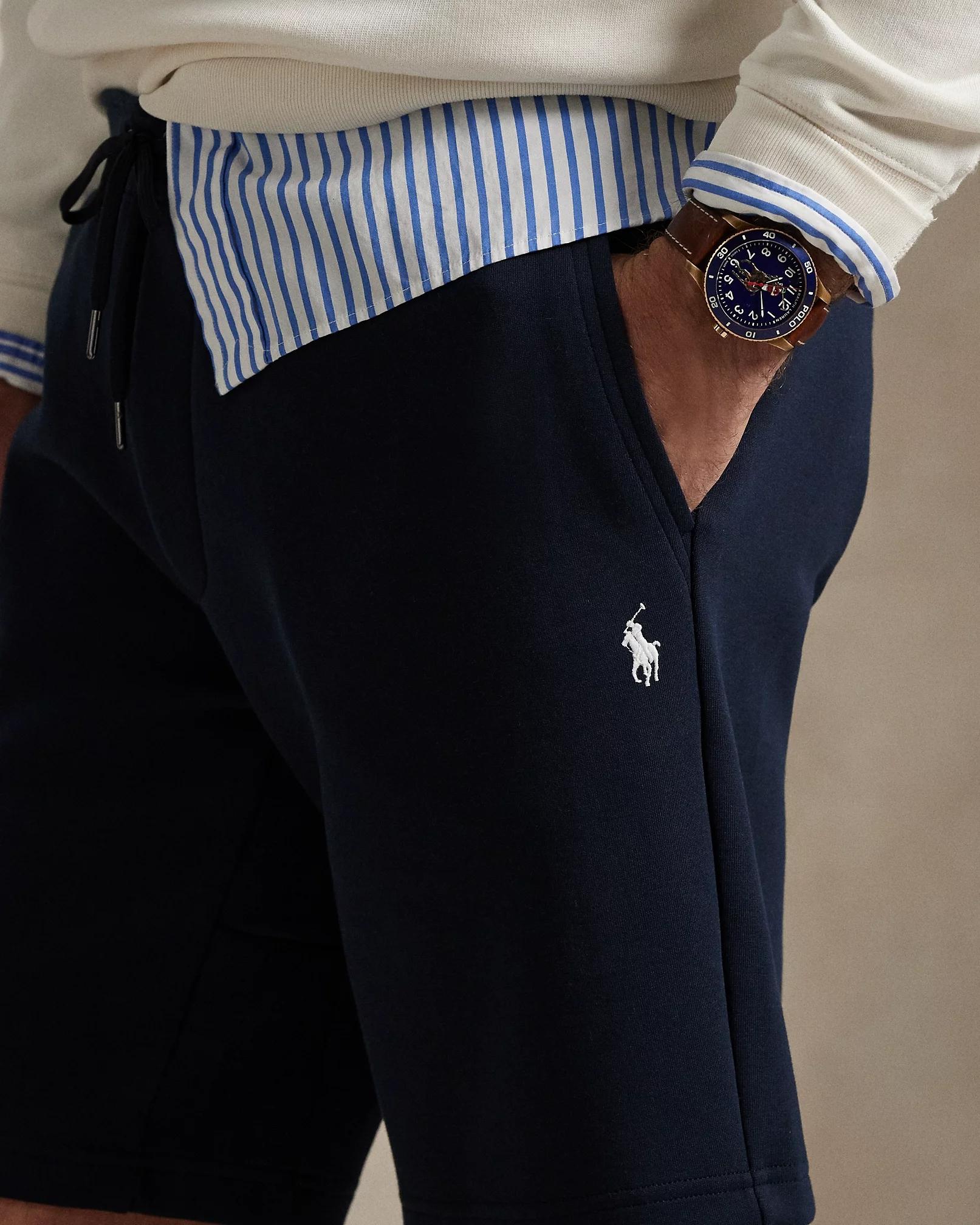 Short in misto cotone a maglia doppia <BR/> 710881520 002 RALPH LAUREN
