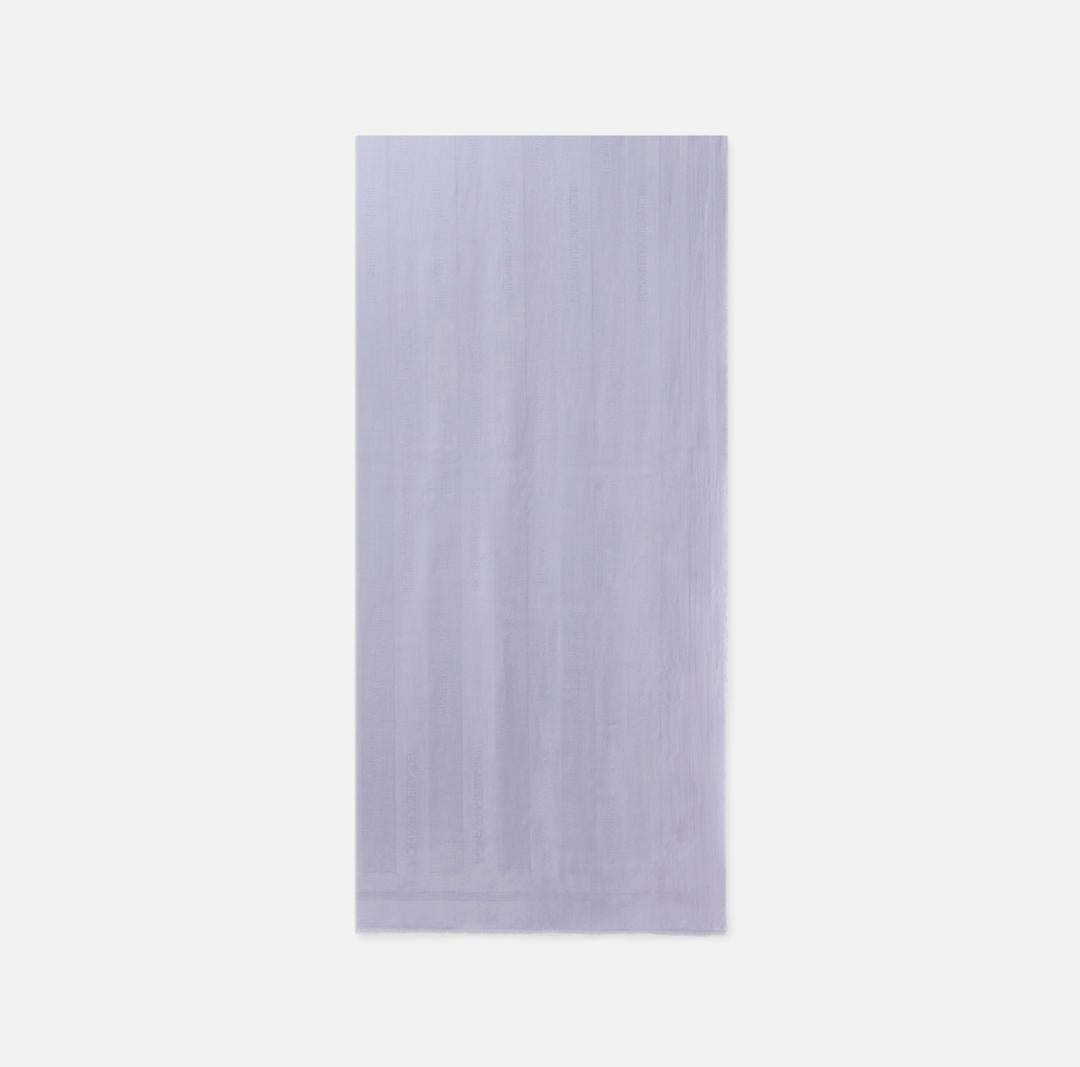 Foulard in viscosa e modal con righe jacquard<BR/> SC14F61E2 EV7 ELISABETTA FRANCHI