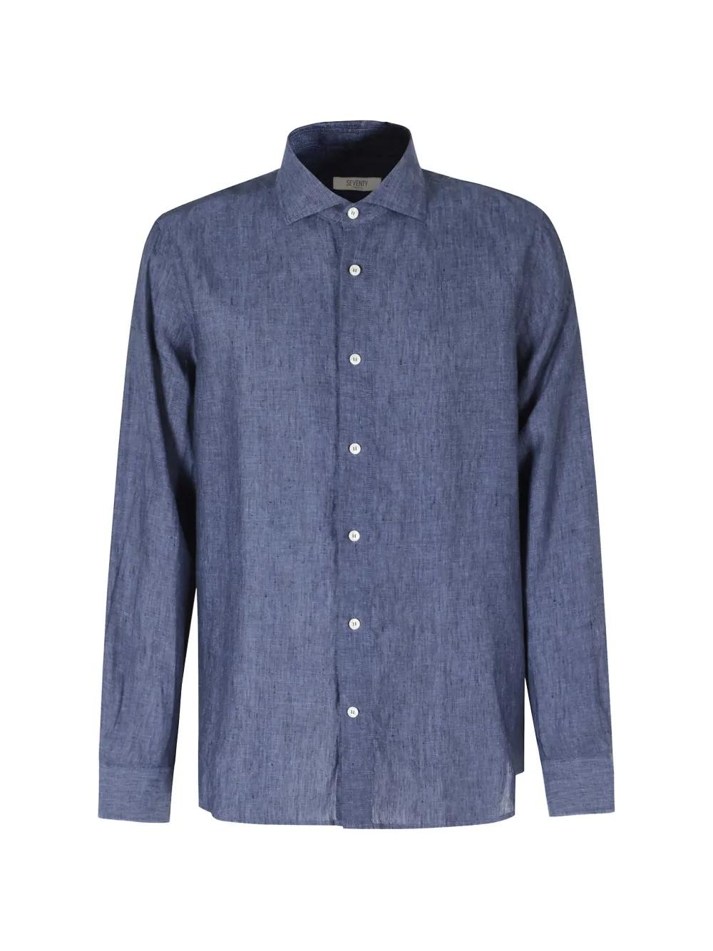 Camicia uomo in lino CA0320300058 727 SEVENTY