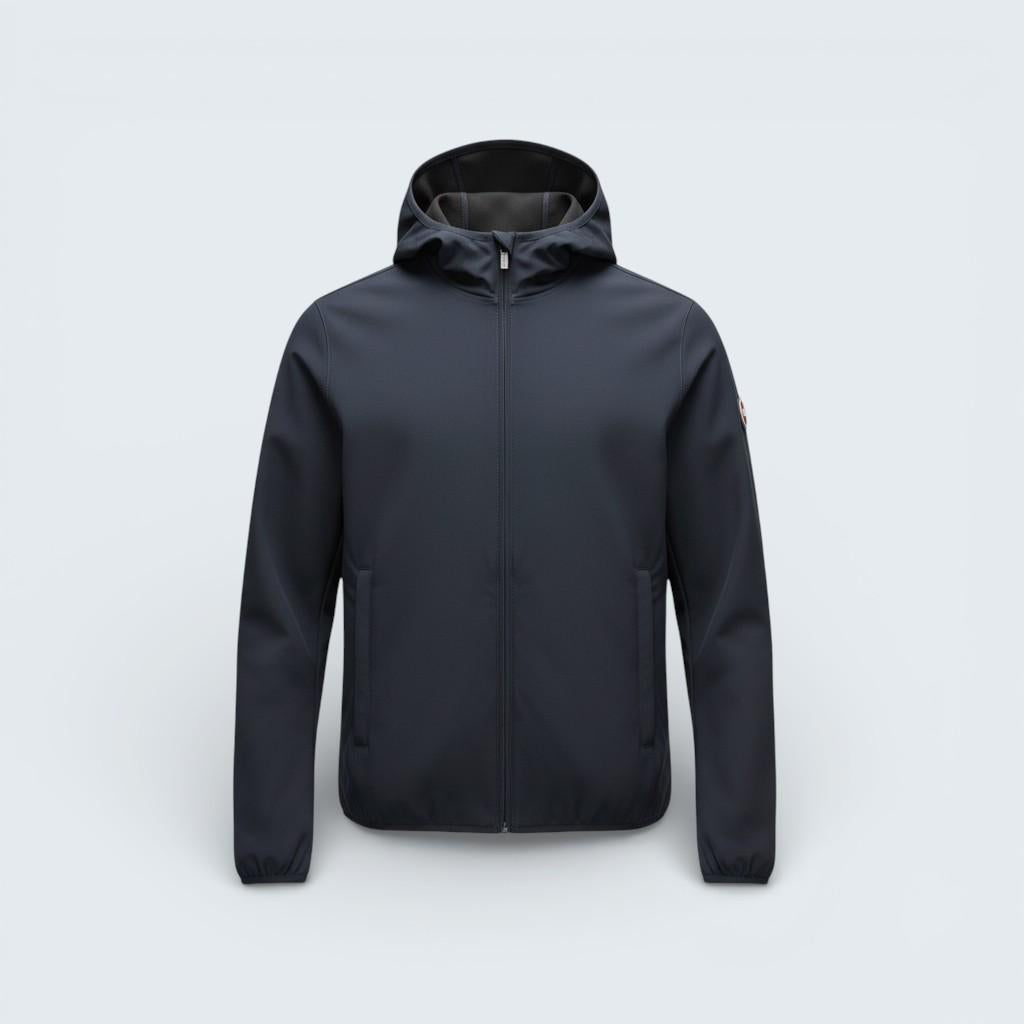 Giacca in softshell con cappuccio<BR/> 1861N6WV 68 COLMAR