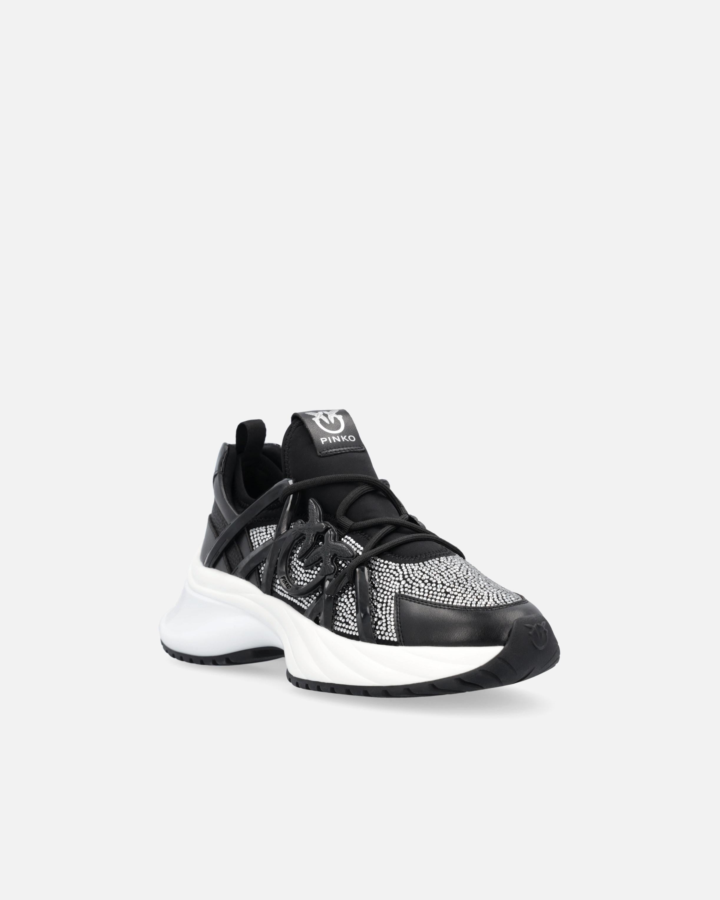 Scarpe sneakers Ariel con cristalli<BR/><BR/> SS0023T0147 ZI4 PINKO