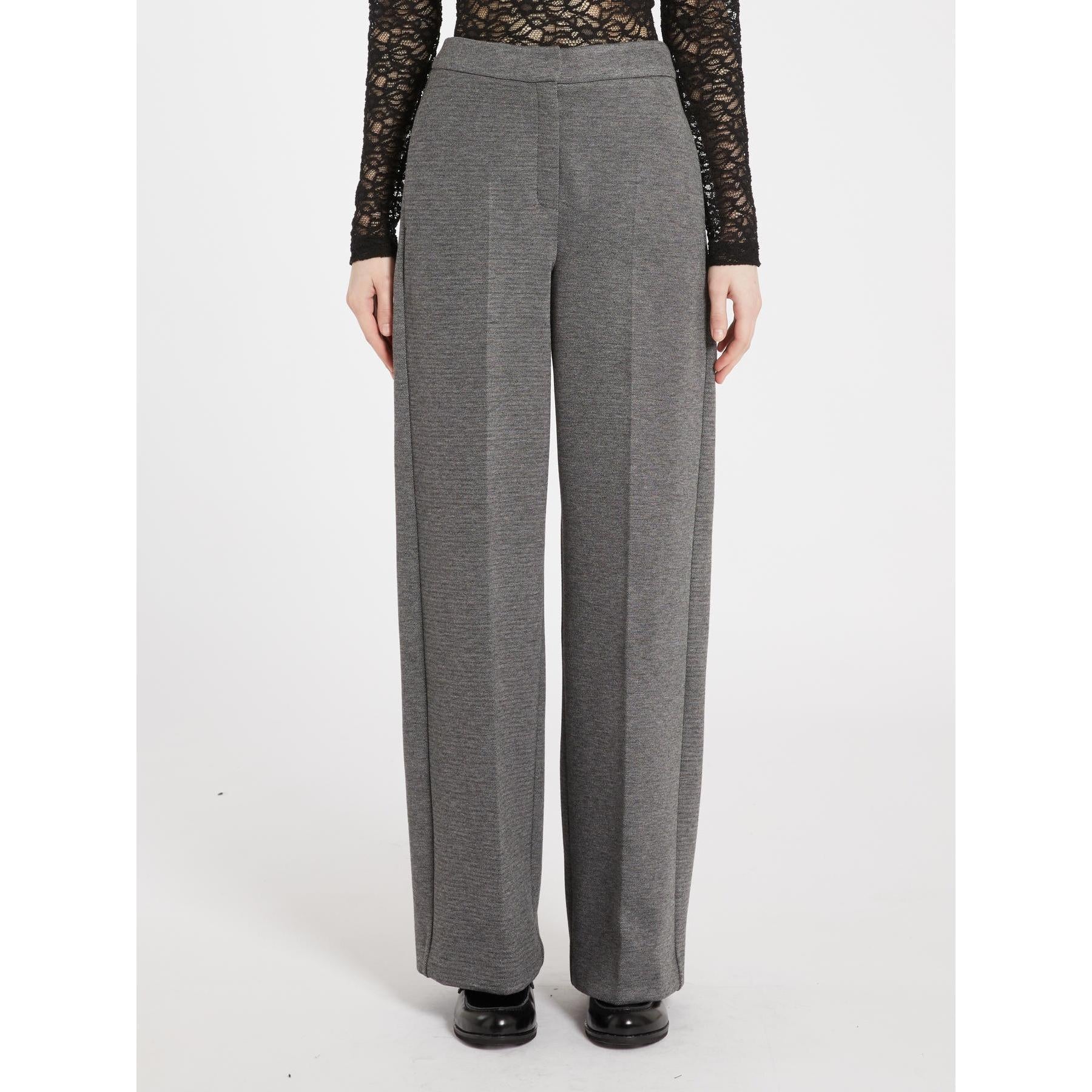 Pantaloni ampi in misto viscosa BERCETO 004 IBLUES