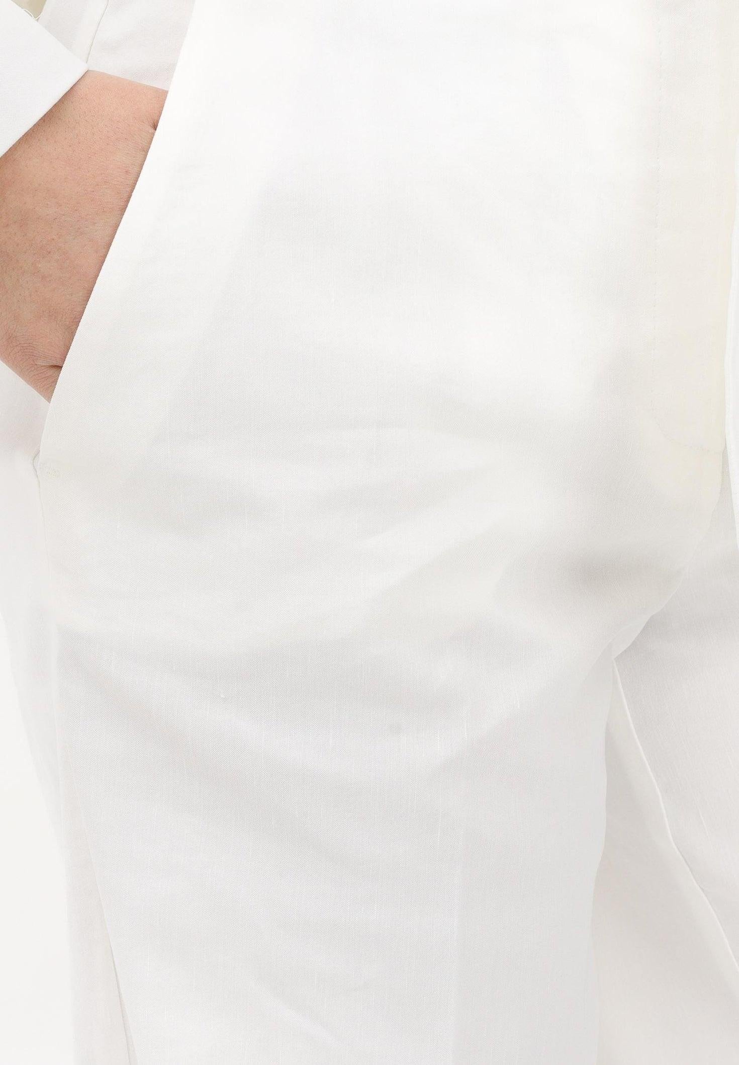 Pantalone elegante bianco da donna 104929A34I Z05 PINKO