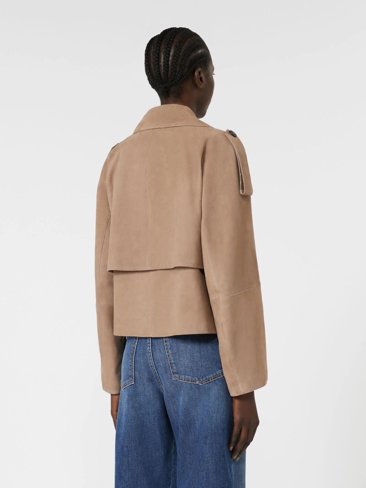 Trench corto in suede MAGA 001 WEEKEND