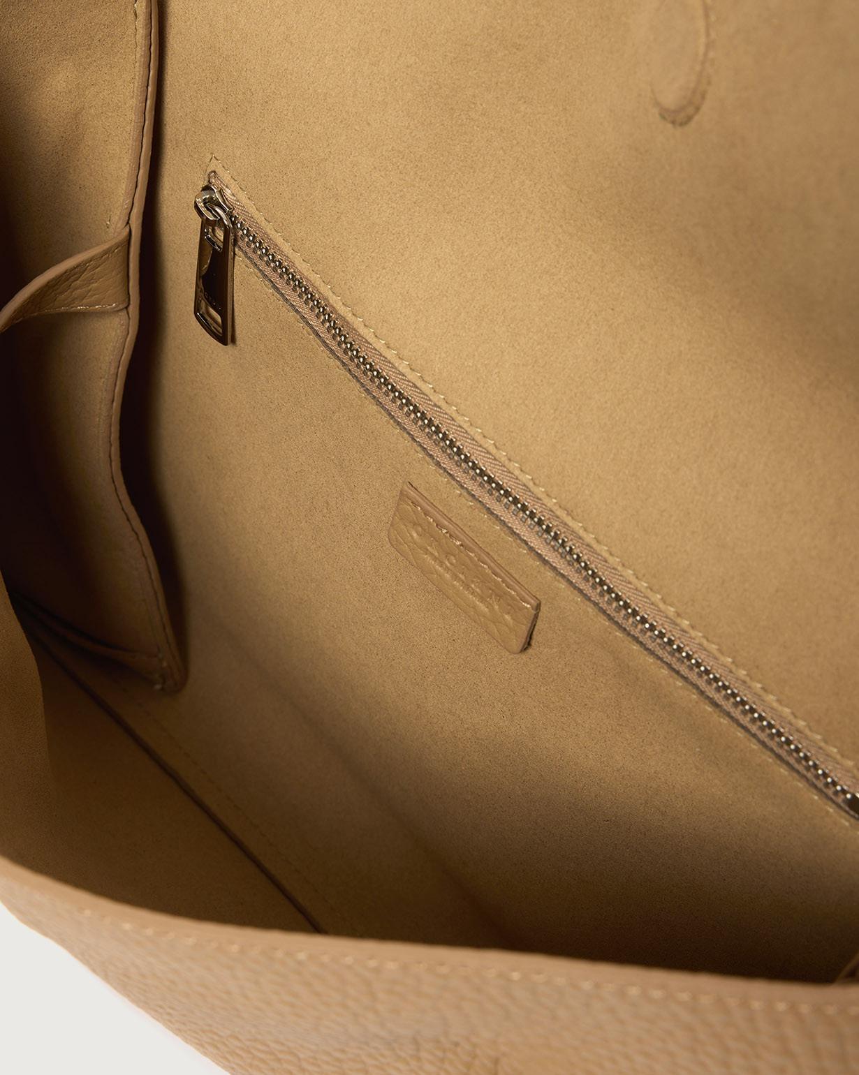 Borsa Venus Clutch Soft a mano in pelle martellata B02213SOF BISCOTTO ORCIANI