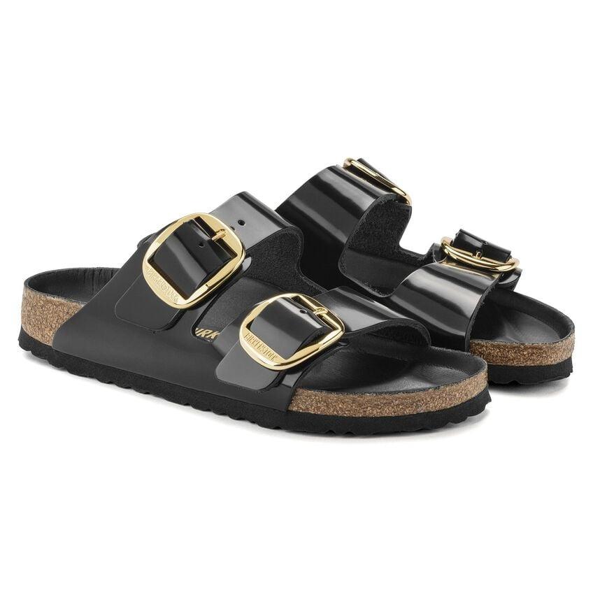 Ciabatta donna in pelle lucida Arizona
