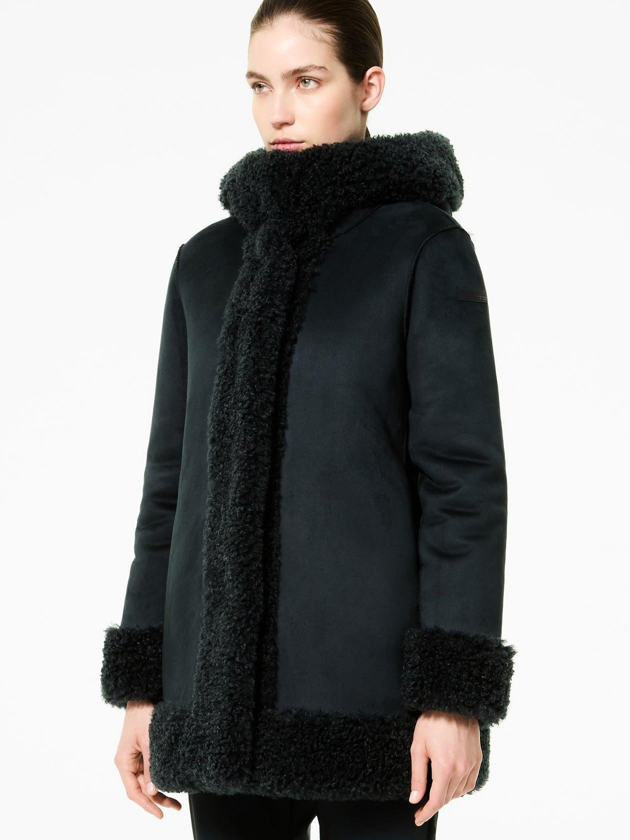 Lamb Hood Wom Jkt<BR/> W25571 87 RRD