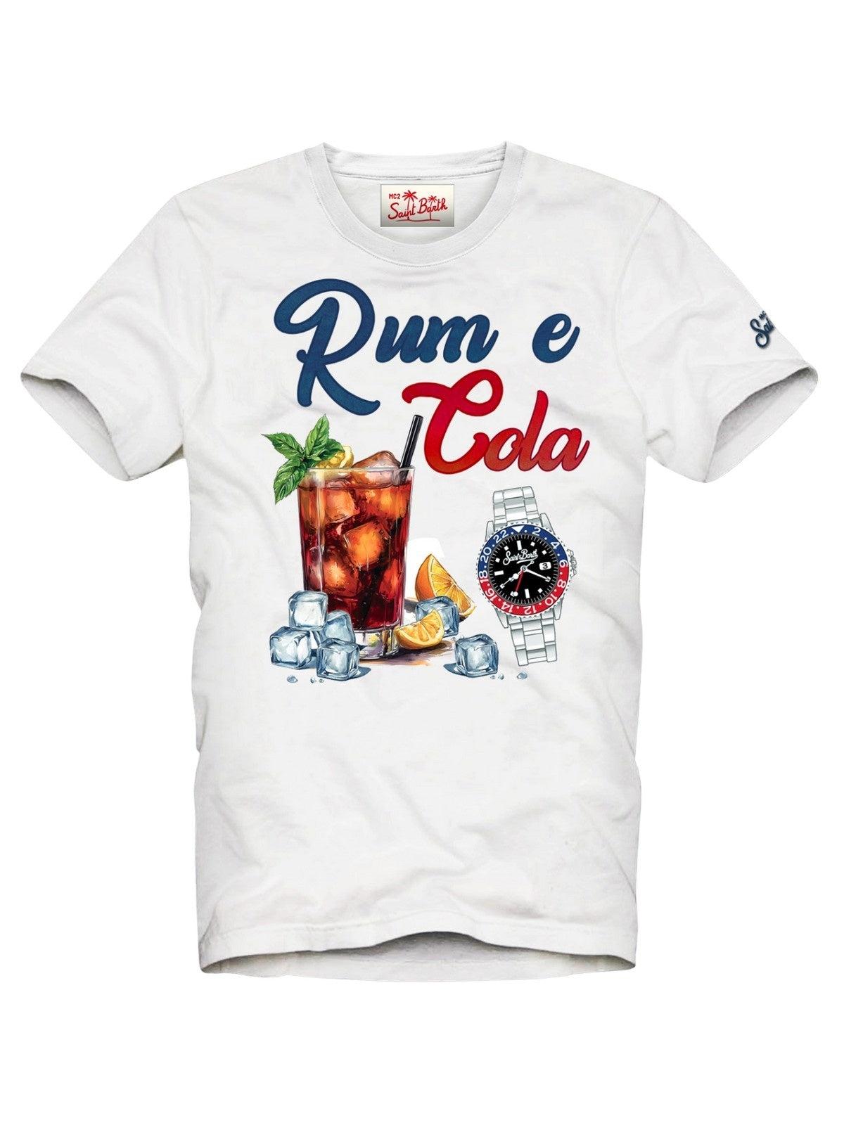 T-shirt Uomo Mc2 Saint Barth - Denver Rum E Cola DNV0002 00383L MC2 SAINT BARTH