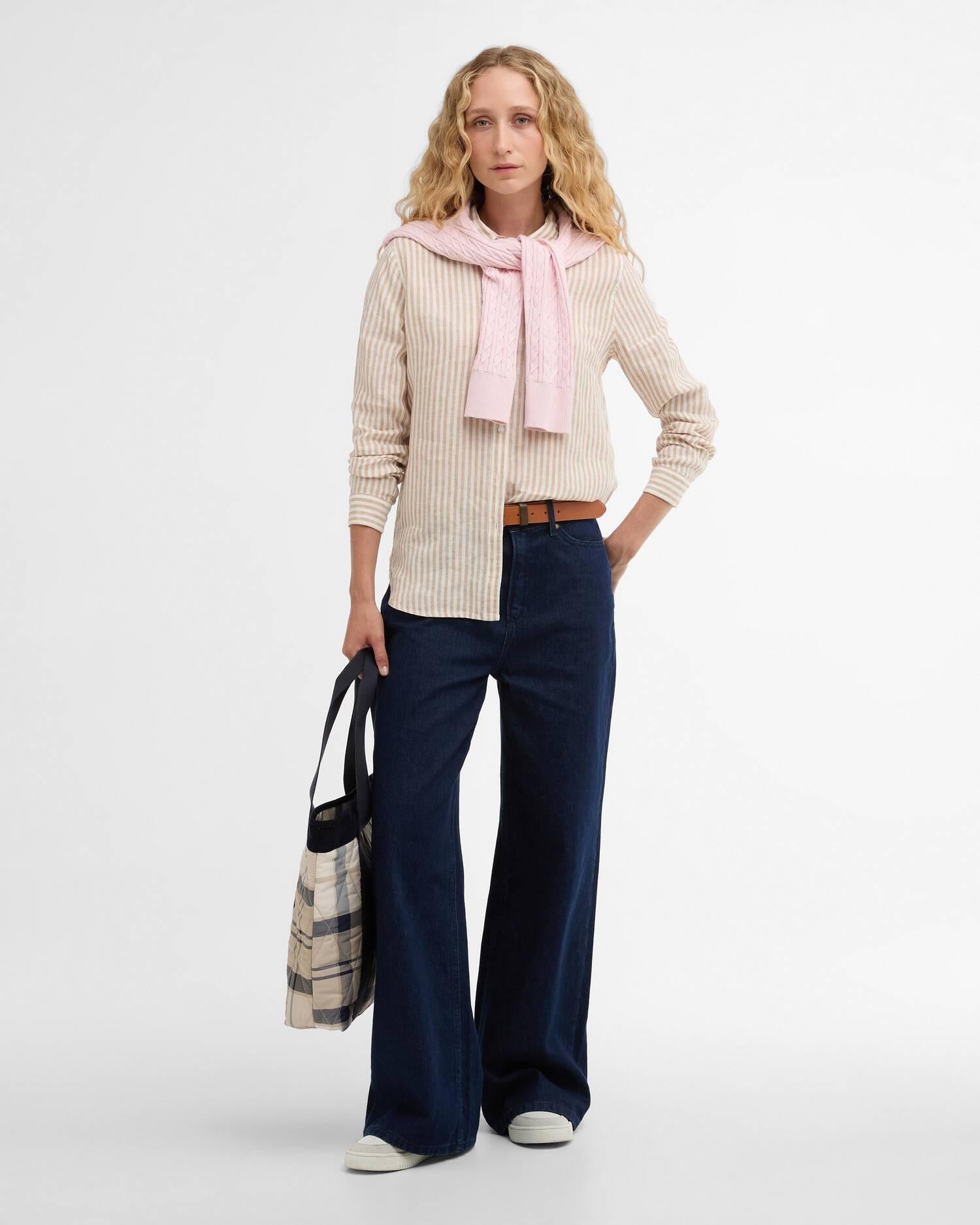 Camicia a maniche lunghe Marine dalla vestibilità comoda<BR/> LSH1315LSH PI92 BARBOUR