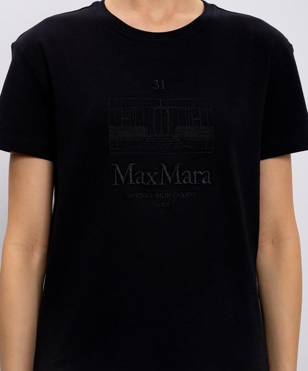 T-shirt in jersey con ricamo SMMBELLA 011 S MAX MARA