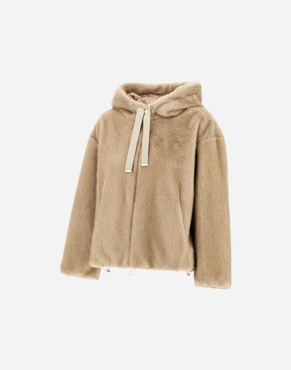 BOMBER IN MELANGE ALTERNATIVE MINK FUR<BR/> GI000318D12739 1985 HERNO