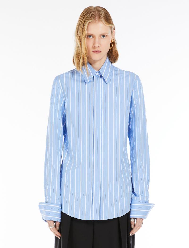 Camicia in popeline a righe<BR/> CONIO 022 SPORTMAX
