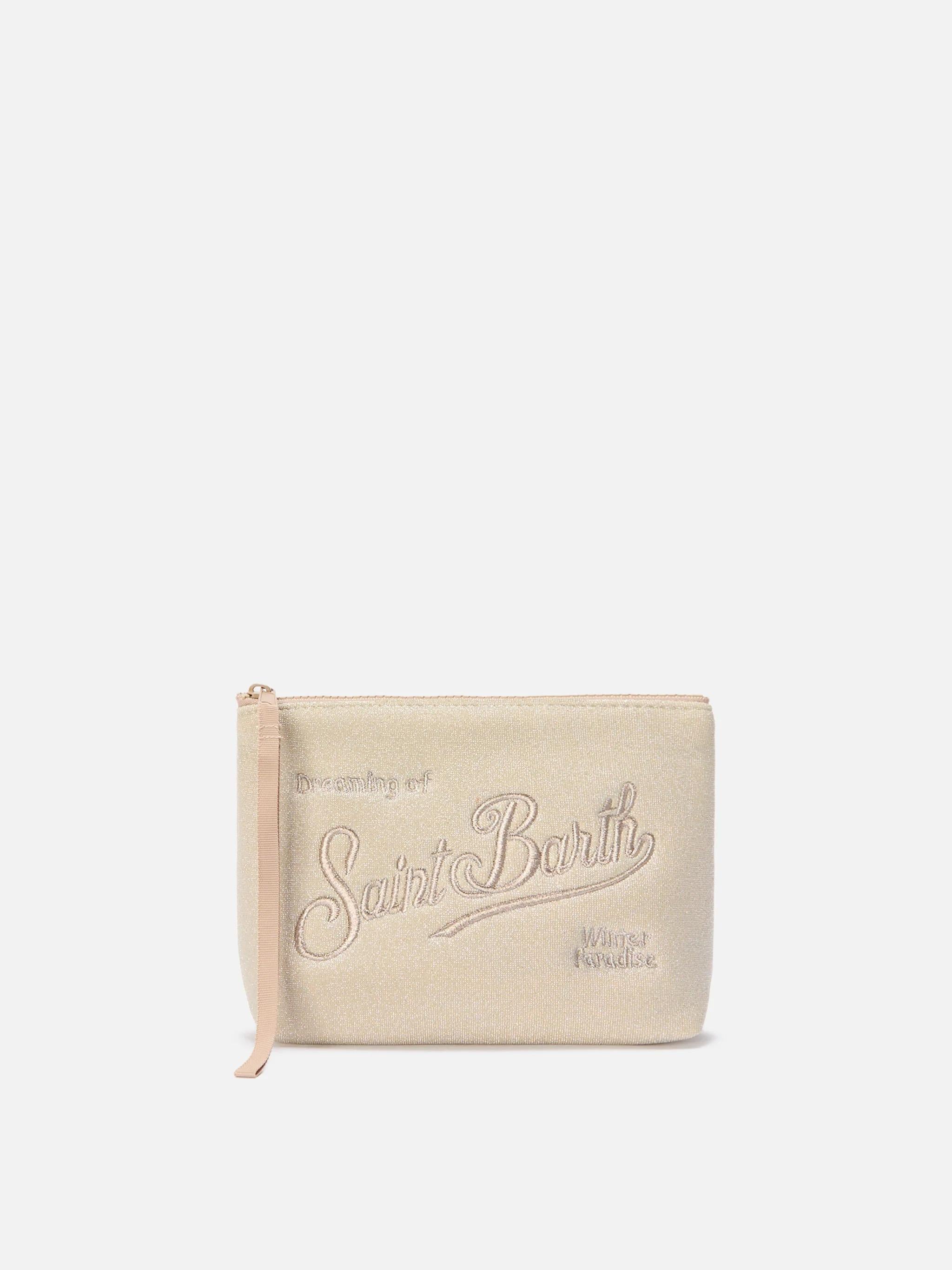 Pochette Aline Lurex oro<BR/> ALI0026 00208I MC2 SAINT BARTH