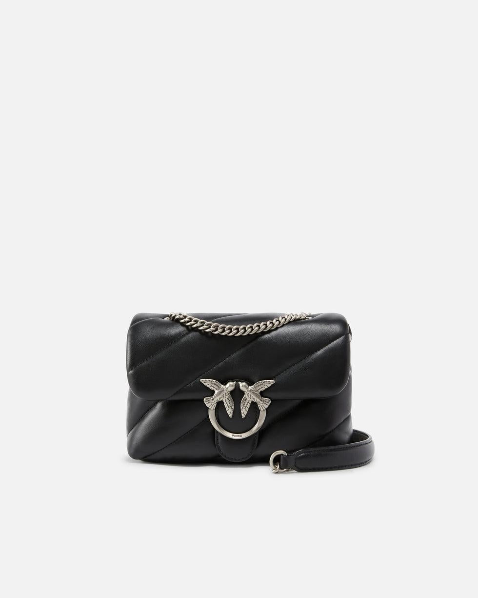 Borsa piccola a tracolla Love Bag Puff Maxi Quilt 100039A0F2 Z99O PINKO