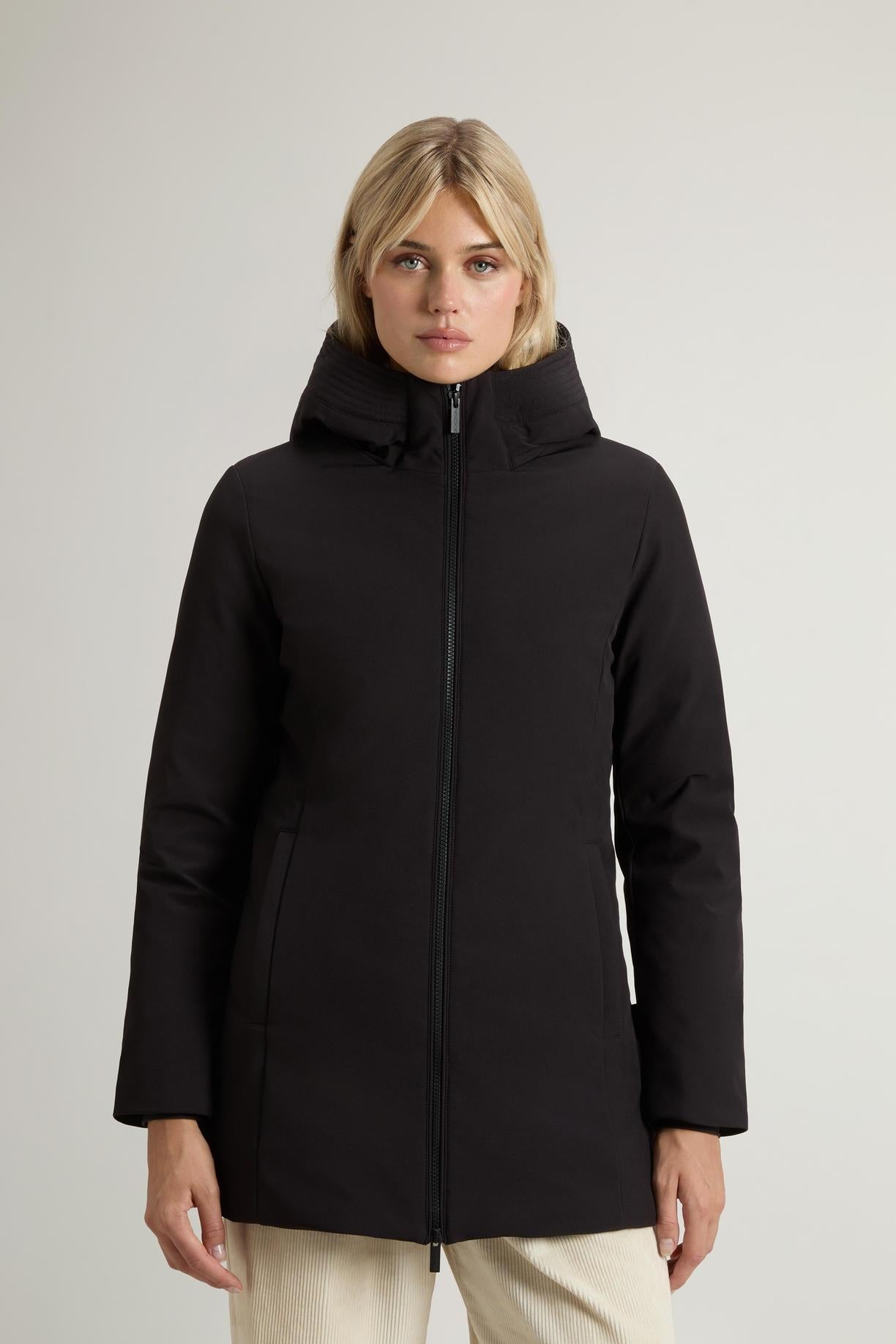 Firth Parka in Tech Softshell<BR/> CFWWOU2045FRUT3496 100 WOOLRICH