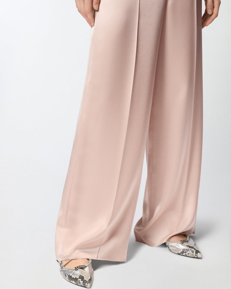Pantaloni in satin<BR/> 106601A1Y5 Q35 PINKO