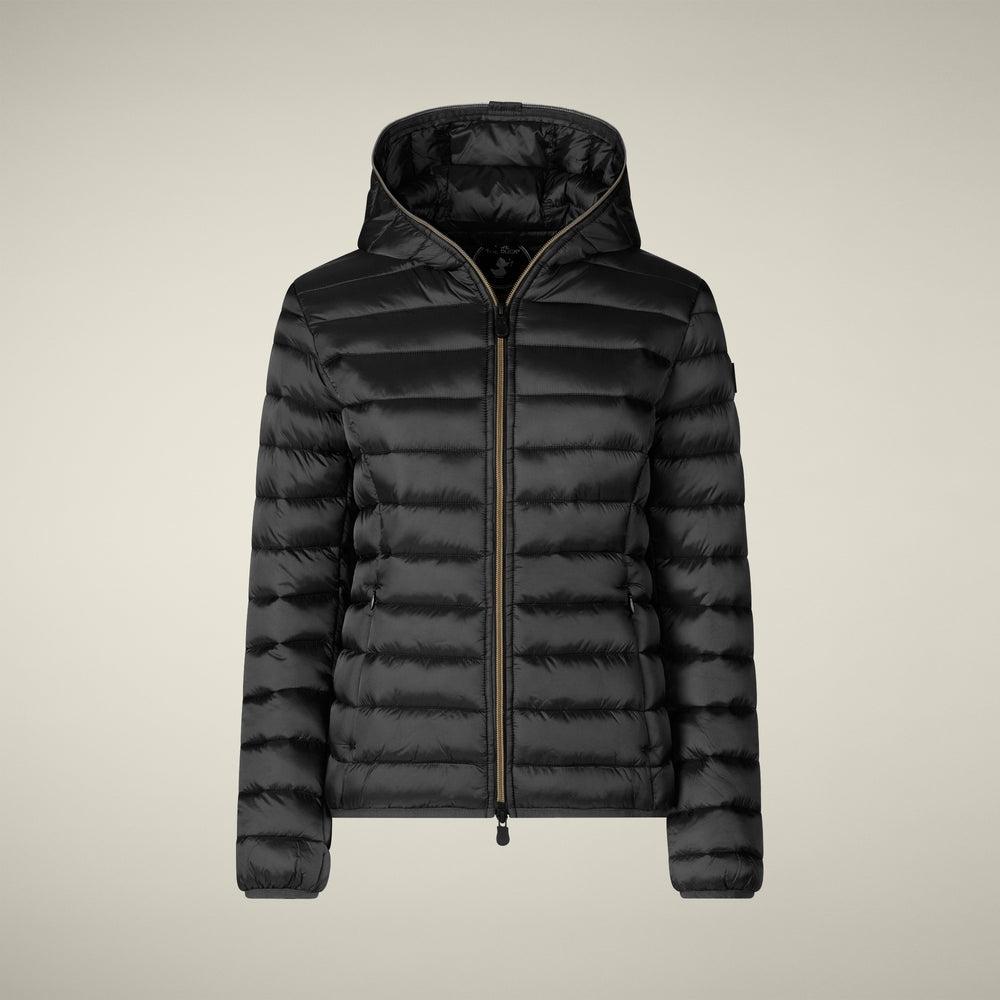 Piumino donna animal-free mod. Alexis nero<BR/> D33620W 10000 SAVE THE DUCK