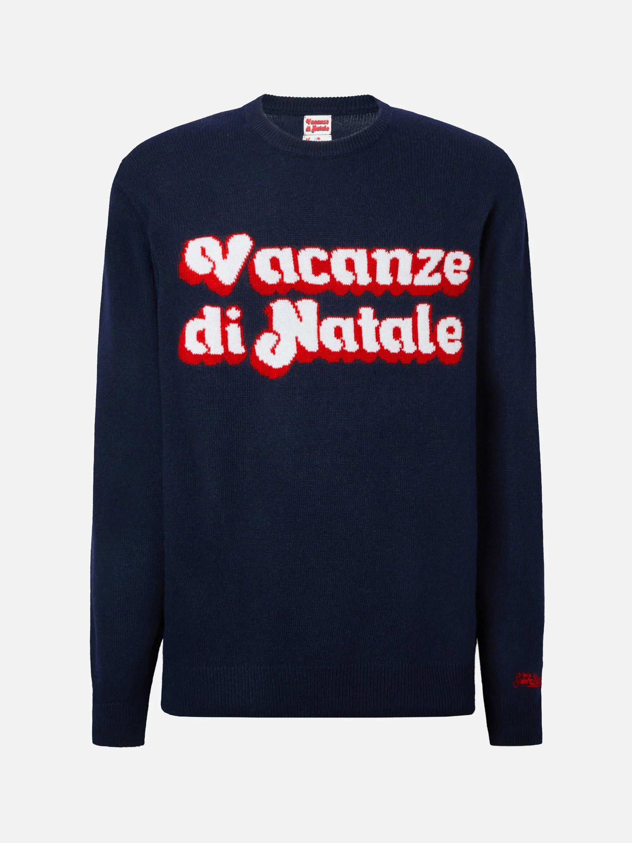 Maglione Heron con jacquard Vacanze di Natale HER0001 00013I MC2 SAINT BARTH