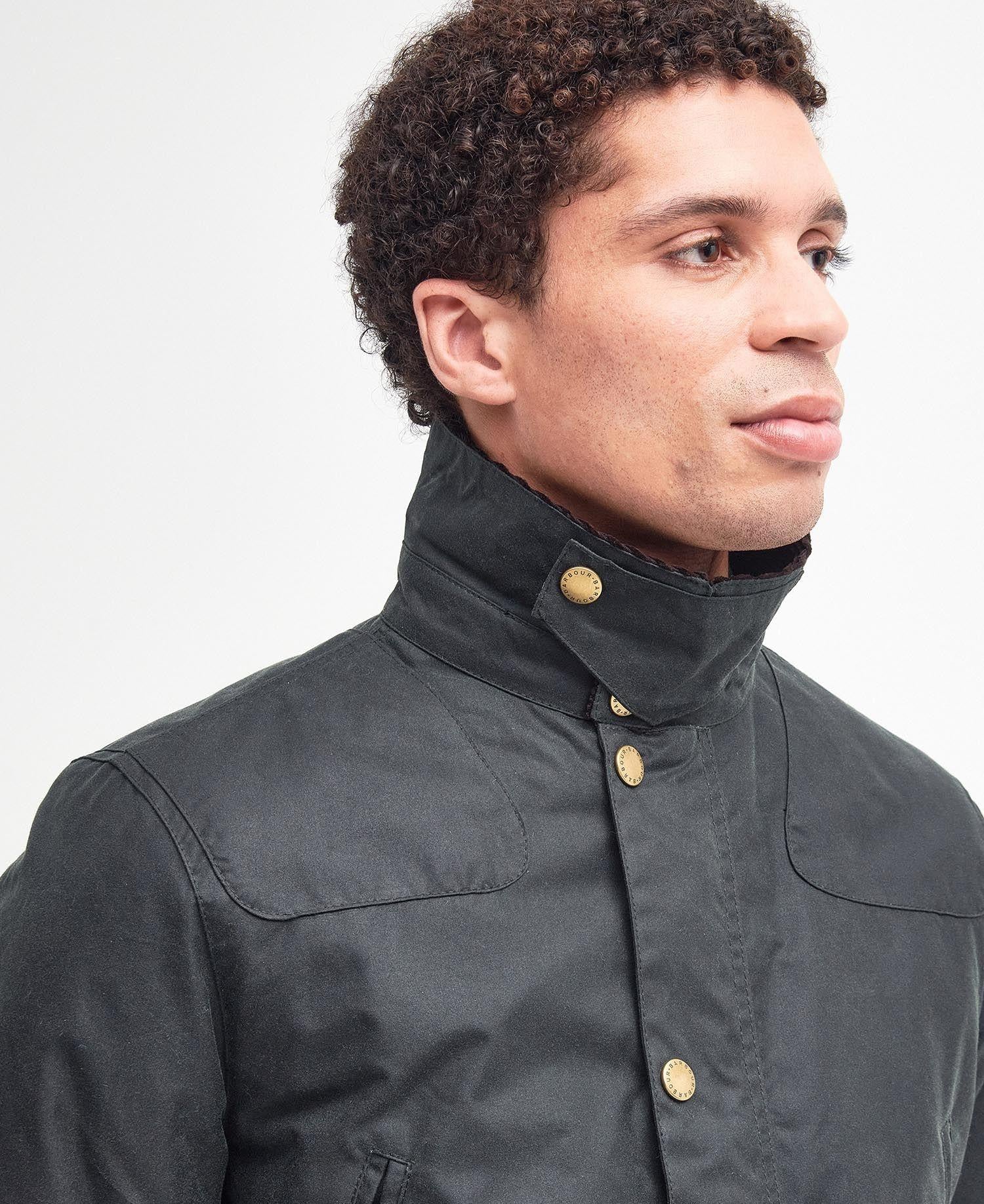Men's waxed cotton jacket