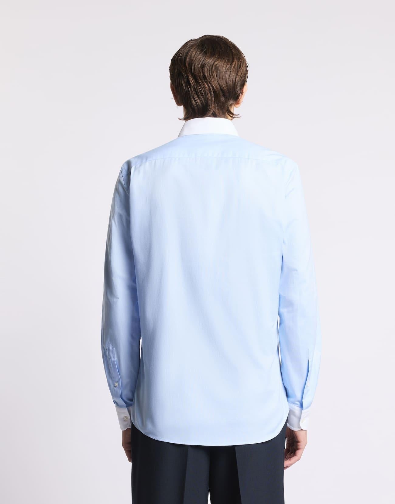 Camicia Regular Fit in Cotone Oxford<BR/> NCMA1522590PJV U010 FAY