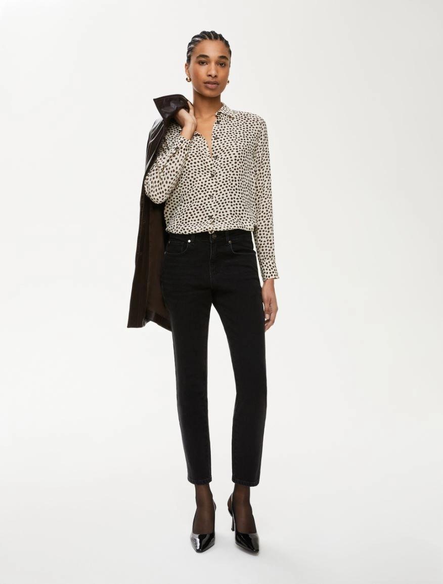 Pantaloni in denim misto cotone KATE 002 IBLUES