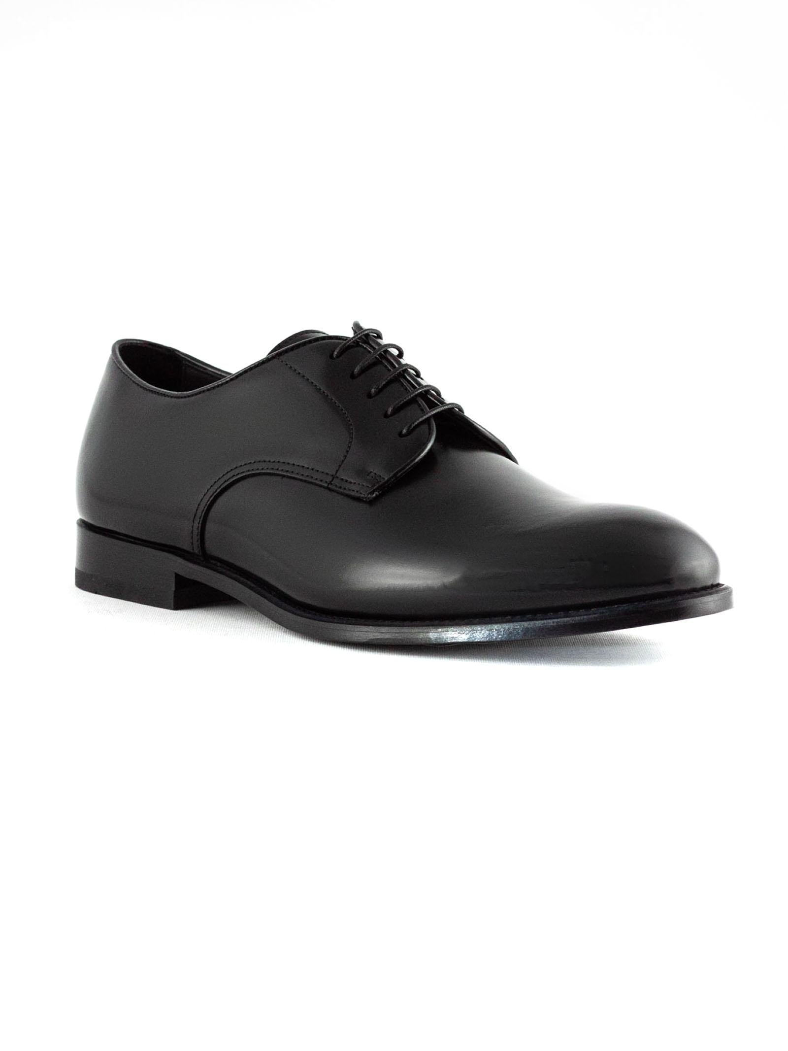 DOUCAL'S Stringate in pelle spazzolata nera DU1003YORKUF269NN00 NERO DOUCAL'S
