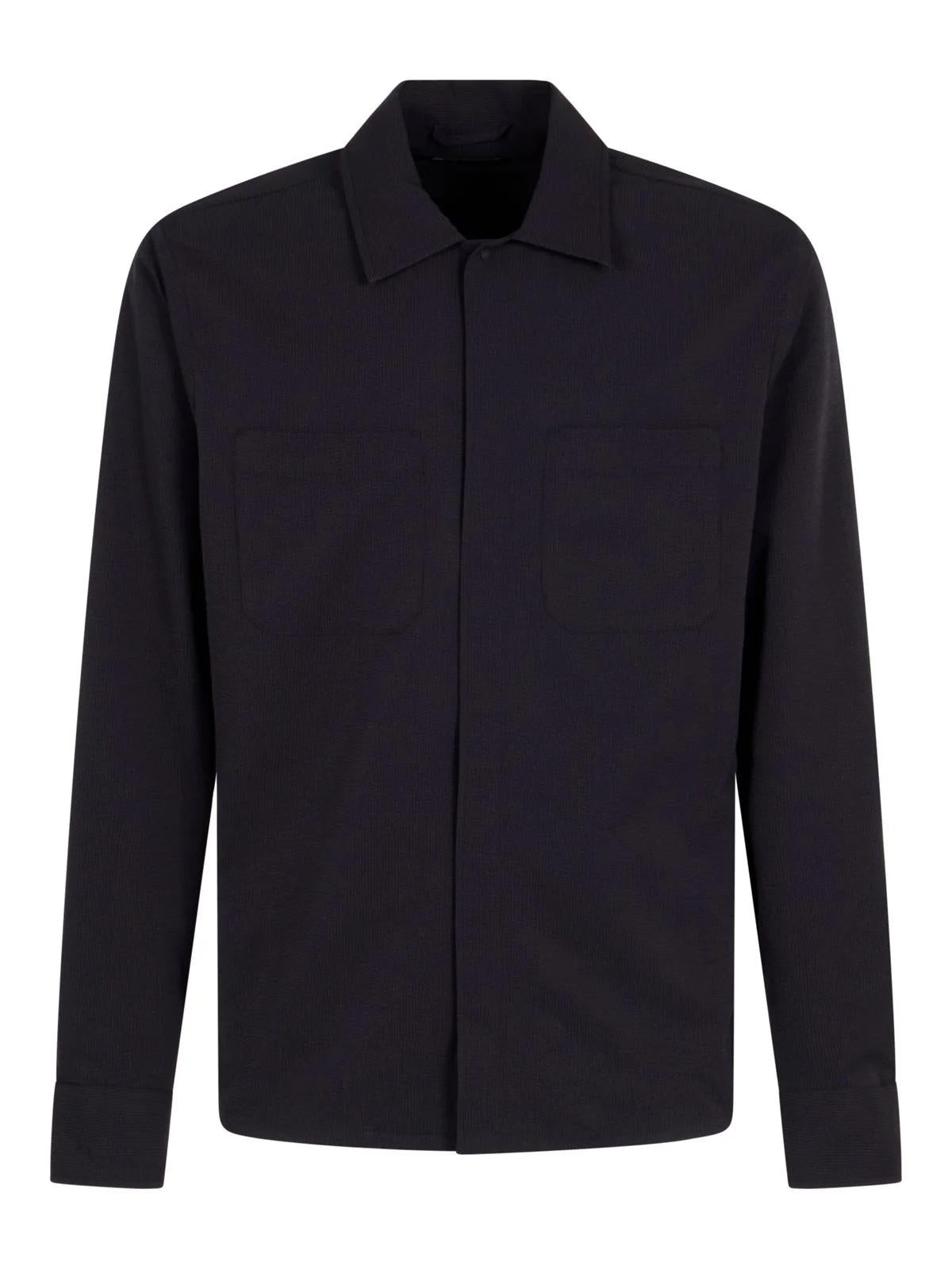 CAMICIA IN SEER-CREASE<BR/> CM000020U12684 9200 HERNO