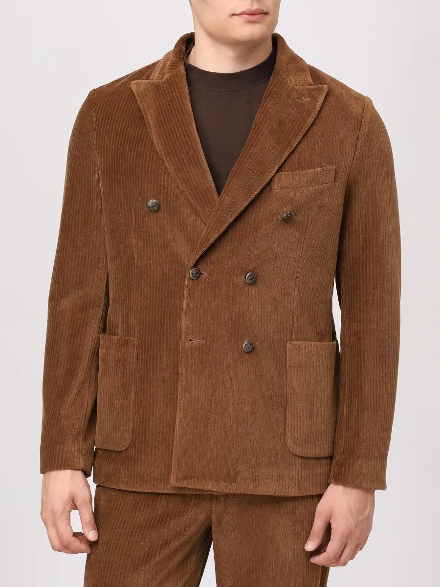 Giacca doppiopetto corduroy CN4963 G1171 CIRCOLO 1901