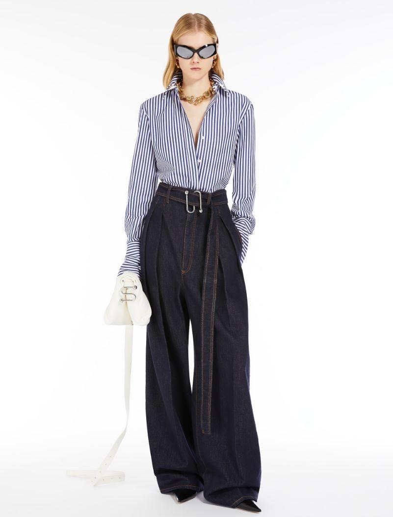 Camicia in popeline a righe<BR/> CONIO 020 SPORTMAX