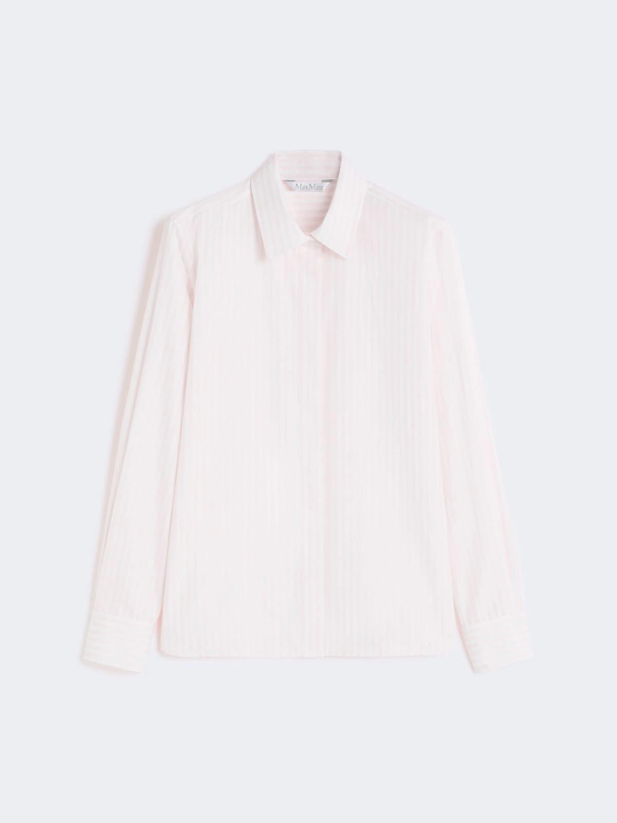 MXMACCENNI<BR/>Camicia in popeline a righe MXMACCENNI 001 MAX MARA