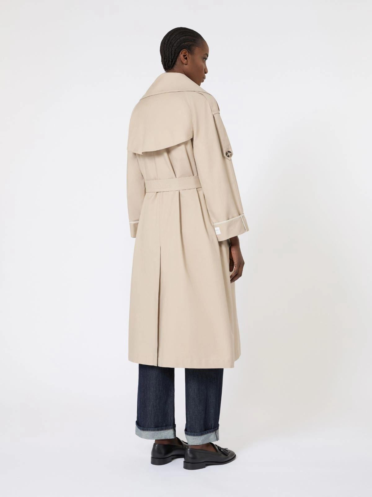 MTCUTRENCH<BR/>Trench over in twill antigoccia - Sabbia<BR/> MTCUTRENCH 013 MAX MARA THE CUBE