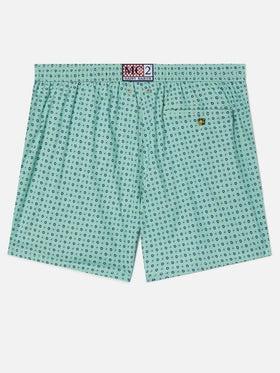 Costume mare Lighting Micro verde chiaro con stampa geometrica all-over<BR/> LIG0016 00071L MC2 SAINT BARTH