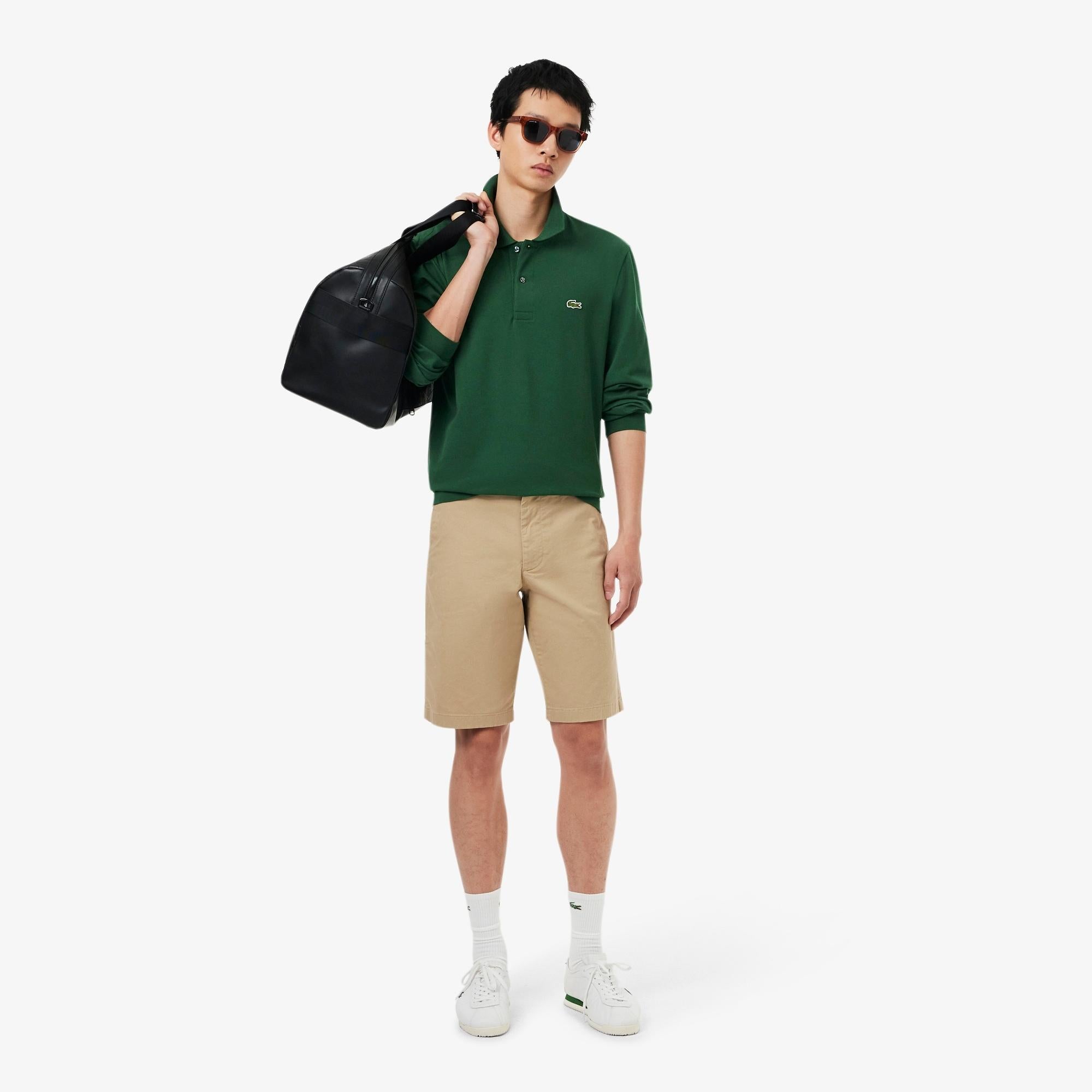 Polo in cotone a maniche lunghe L1312 132 LACOSTE