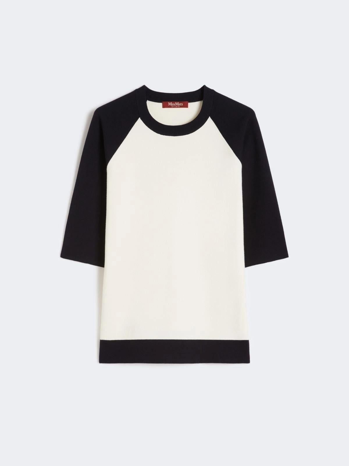 MSTVELO<BR/>Maglia boxy in viscosa stretch MSTVELO 012 MAX MARA STUDIO