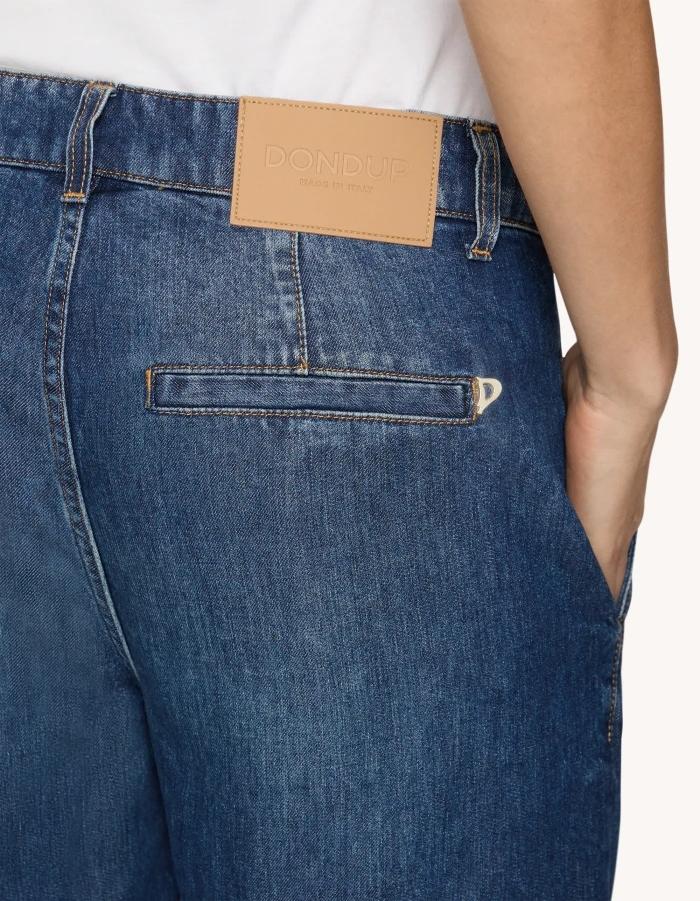 Jeans Willa loose in denim fisso lyocell