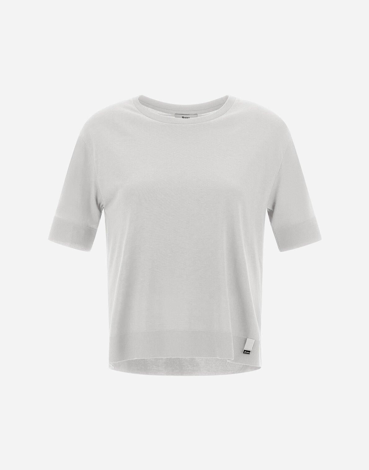 Maglia donna in misto cotone JG000223D52056 1000 HERNO