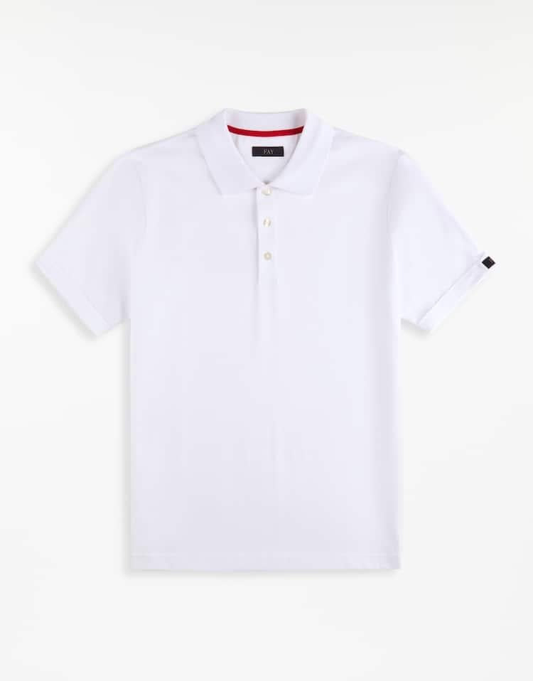 Polo in Jersey Mélange<BR/><BR/> NPMB2501340UCX B001 FAY
