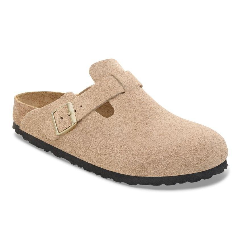Sandalo Boston in pelle scamosciata 1030883BOSTON SANDCASTLE BIRKENSTOCK