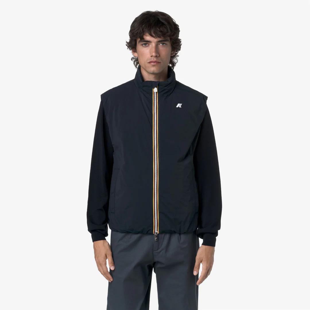 VALEN PLAIN WARM<BR/>BLUE DEPTH<BR/>Giacca isolante da uomo blu scuro K2136BW K89 K-WAY