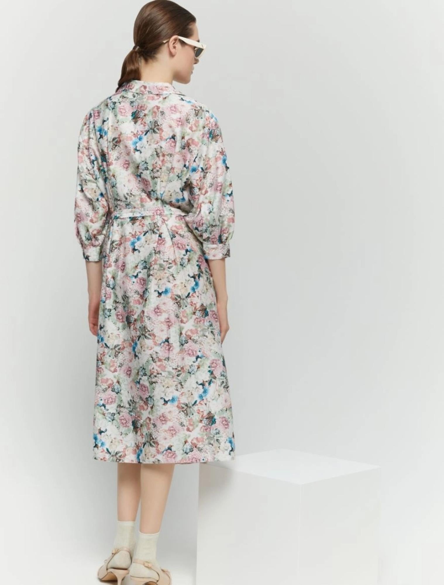 Abito donna ampio in puro cotone