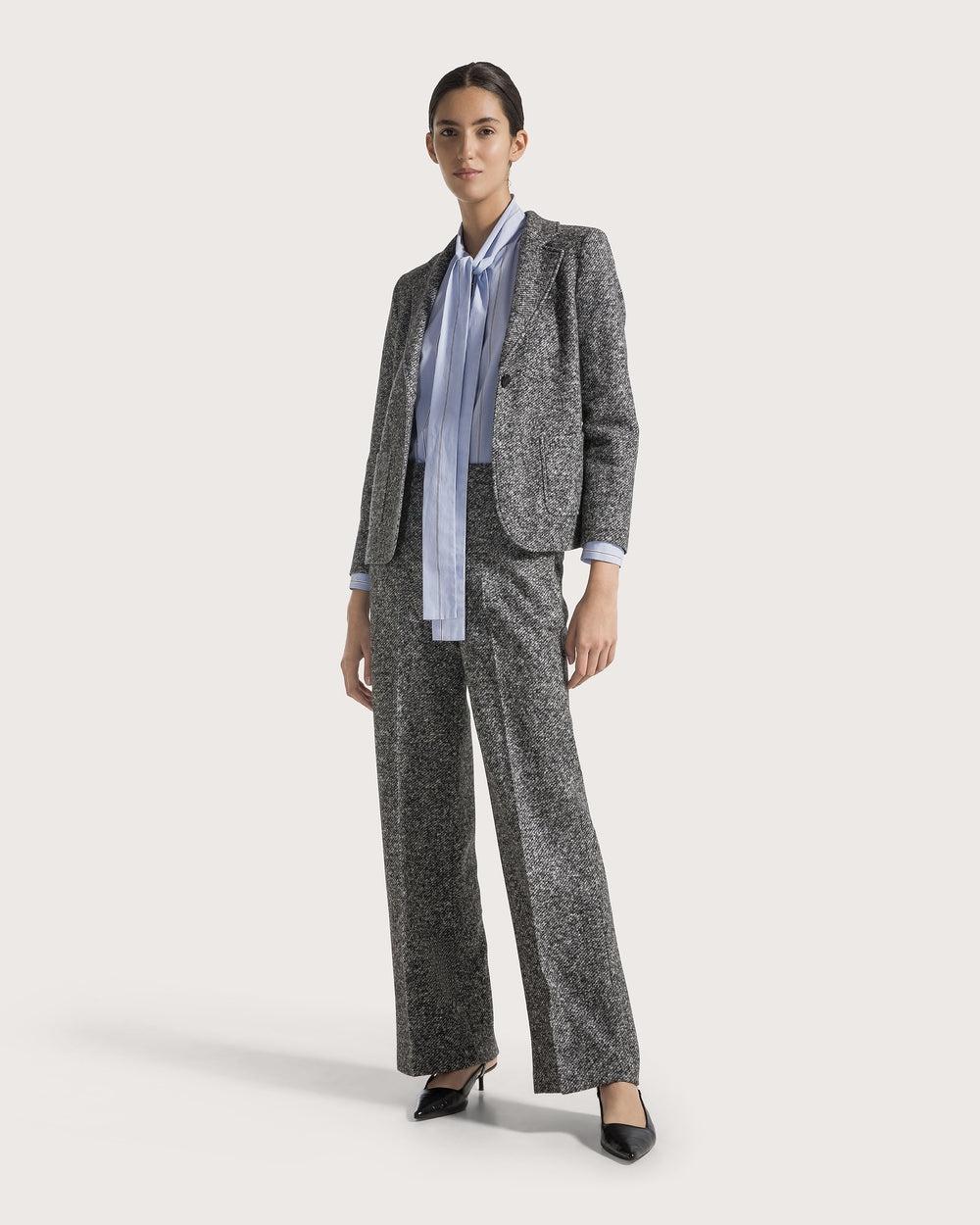 Giacca monopetto in misto lana<BR/> GI0781150981 952 SEVENTY