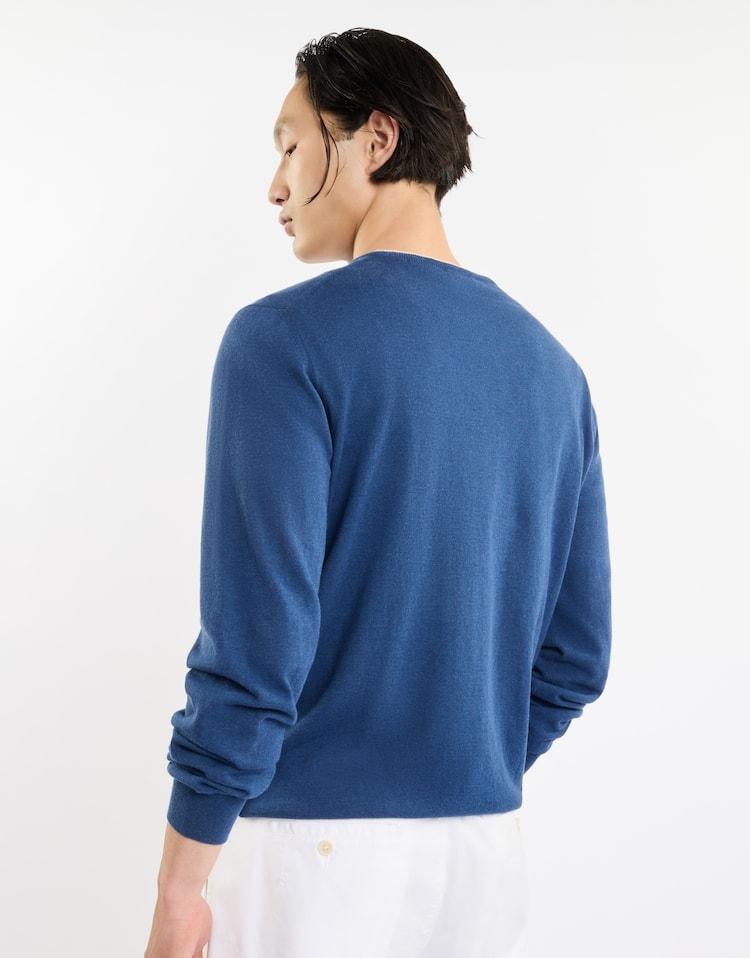 Pull Girocollo in Cotone<BR/> NMMC1501730VHY 043A FAY